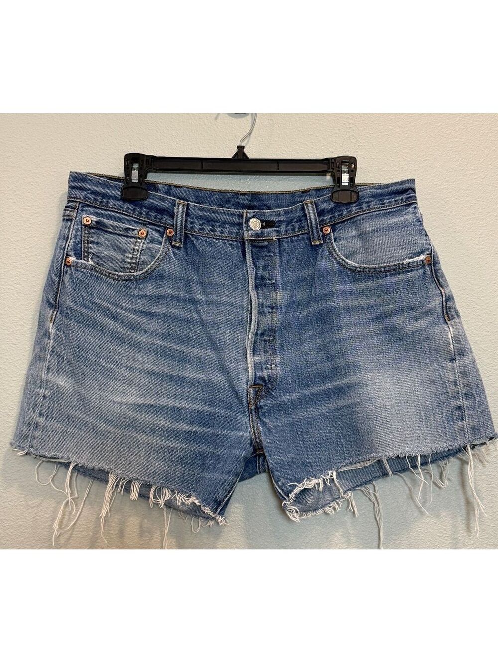 Vintage Levi's 501 Cut -Off Denim Shorts - Women's 36